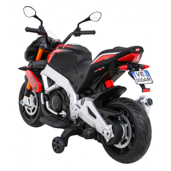 Aprilia Tuono V4 Motor na akumulator dla dzieci Czerwony + Panel MP3 + Kółka pomocnicze + Wolny Start